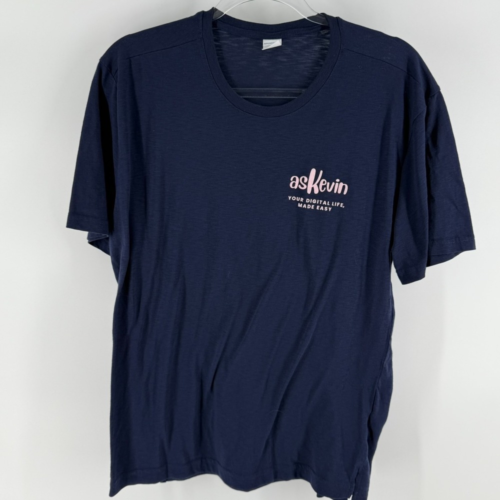 Sport-Tek T Shirt Mens Large Blue Graphic AsKevin Your Digital Life, Made Easy